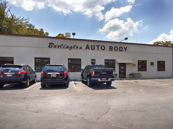 The Front of Burlington Auto Body
